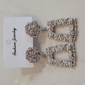 Silver earrings